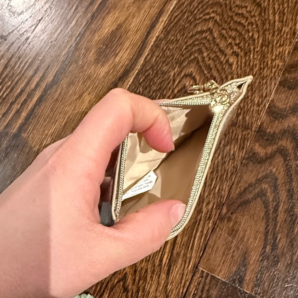 Jimmy Choo perfume  gliter gold coin/ card holder - Picture 3 of 4